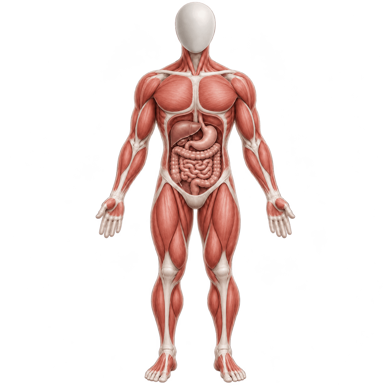 Muscle, organs & body water