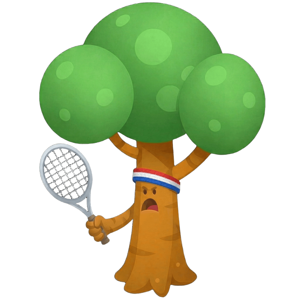 Tennis tree defender moving onto the bottom-left grid tile