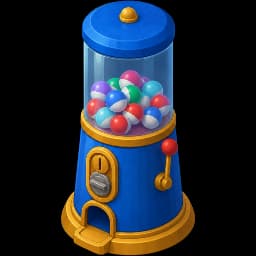 Blue premium prize machine