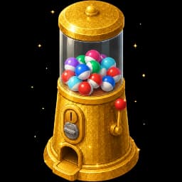 Gold legendary prize machine