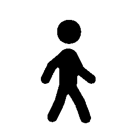 Animated Fitmoji walker generating energy